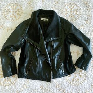 Ava & Viv Plus Size Faux Leather Jacket Size XL